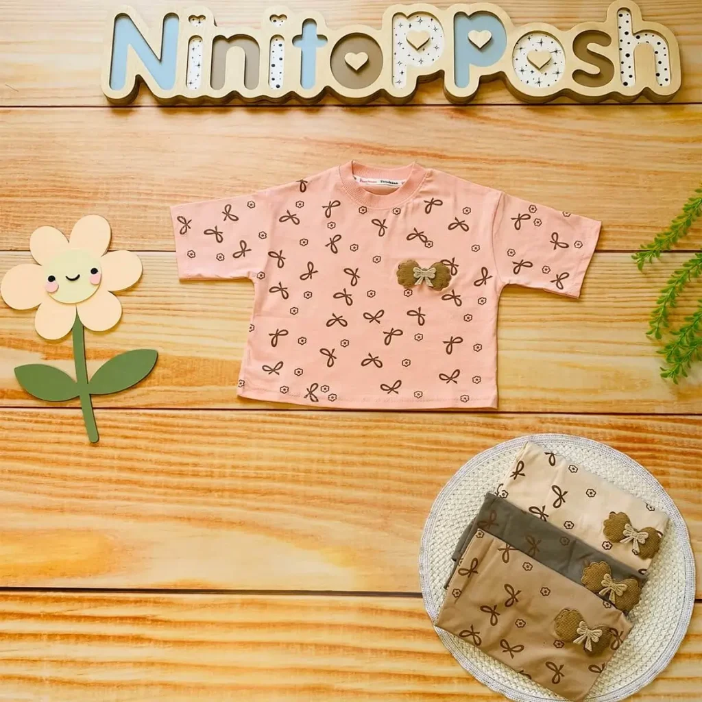 کراپ دخترانه در نی نی تاپ پوش