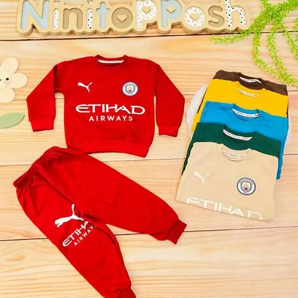 ست بلوز شلوار mancity بچه گانه در نی نی تاپ پوش