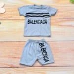 ست تیشرت شلوارک Balenciaga بچگانه در نی نی تاپ پوش