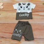 ست تیشرت شلوارک Lucky خرگوش دخترانه در نی نی تاپ پوش